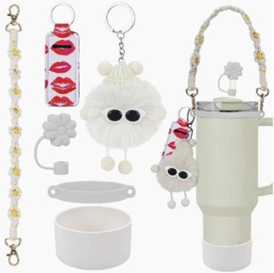 Elegant Charms and Accessories for Your Tumbler: Enhance Your Collection set of 6